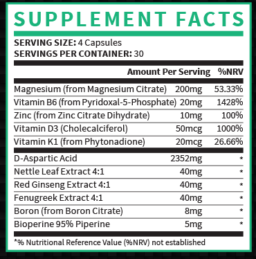testogen-ingredients-formula-supplement-facts